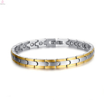 2017 best fashion cheap personality energy magnet bracelet of titanium steel